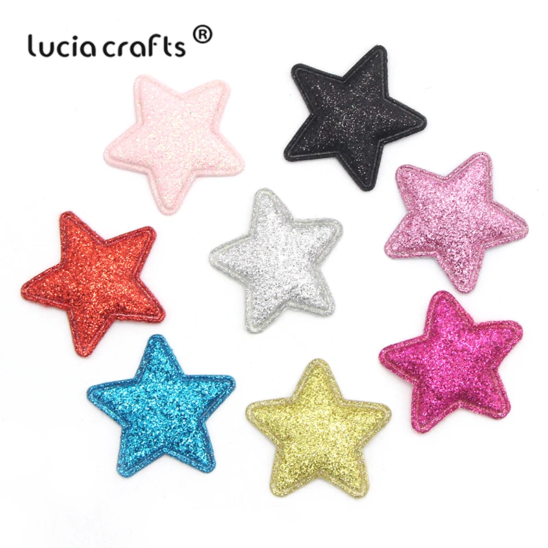 Lucia Crafts блестящие нашивки в форме звезды для шитья одежды своими руками