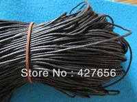 2mm black waxed cotton cord rope stringfor necklace and braceletjewelry making diy cord