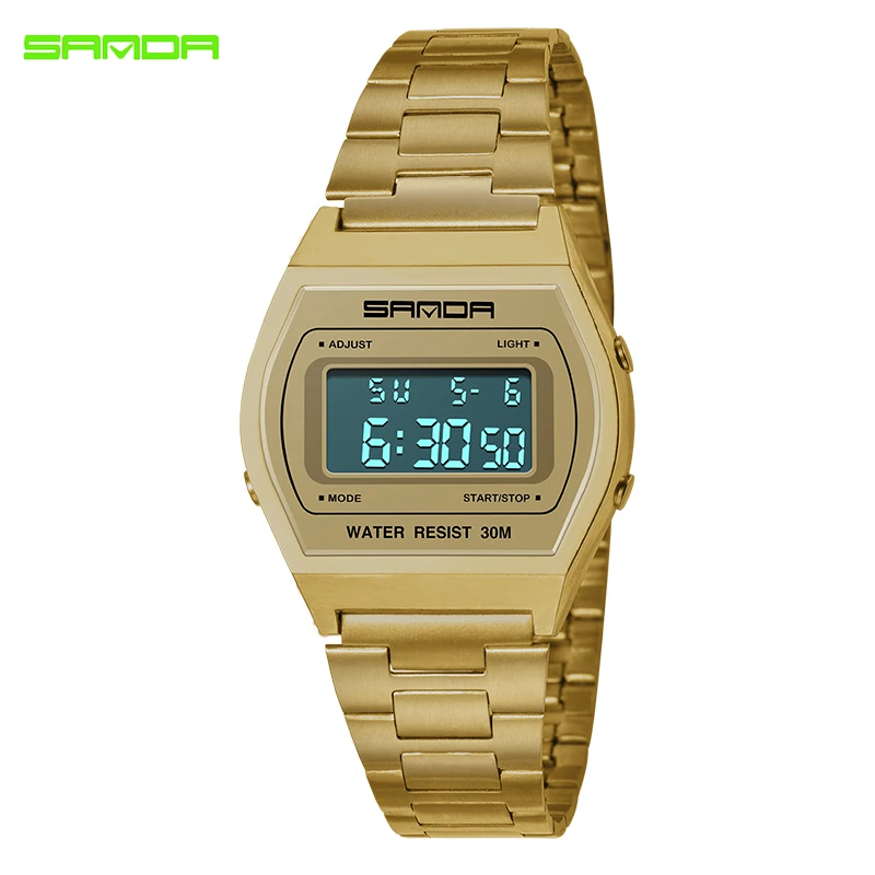 SANDA reloj deportivo женские цифровые модные часы Лидирующий бренд Роскошные