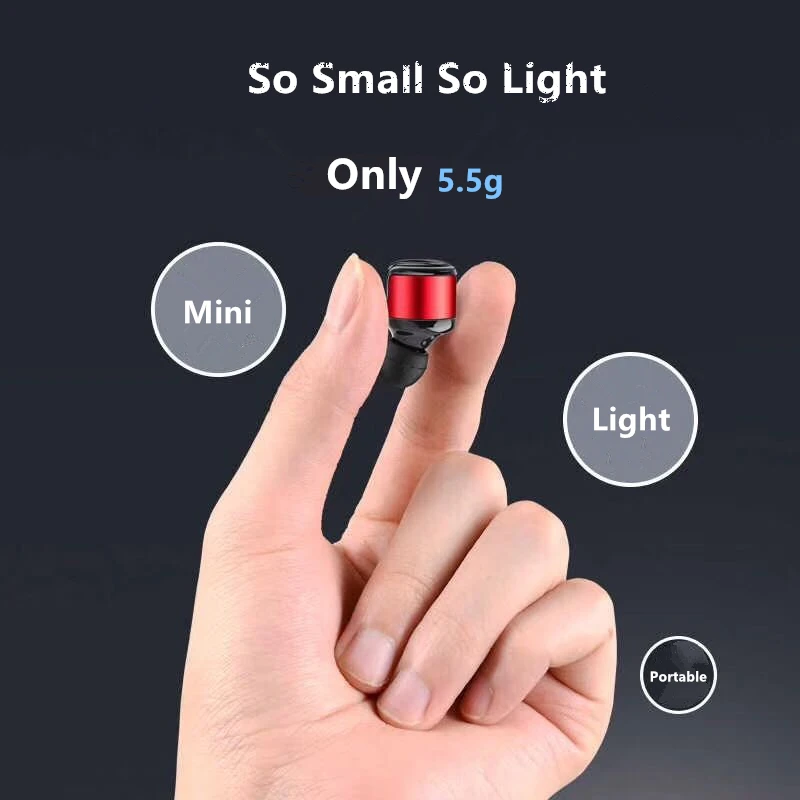 HAAYOT настоящие беспроводные наушники стерео Bluetooth со встроенным HD микрофоном