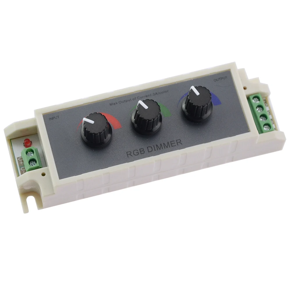 3а RGB диммер контроллер DC12 24V 3 канальный Led для гибкой ленты 3528 5050 5630|led h8|dimmer led lampled