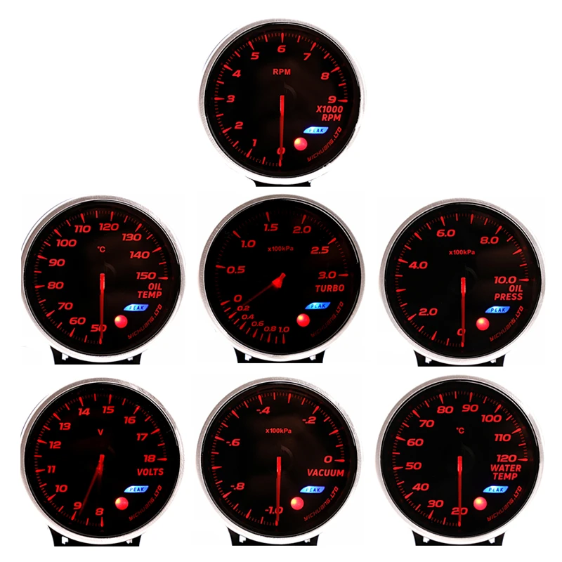 Вакуумметр для Mercedes-Benz V W см до passat b6 b7 b8 mk5 Гольф на возраст 2, 3, 6 7g ti mk2 tiguan Авто Boost указатель калибра яркая 60 мм