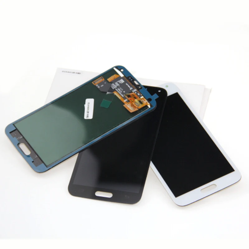 Белый для Samsung Galaxy S5 SM-900 ЖК-дисплей сенсорный экран дигитайзер полная сборка