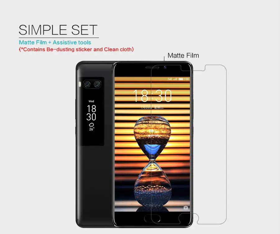 Matte Для meizu pro 7 NILLKIN Super Clear Anti-fingerprint защитная пленка или матовая защитная пленка для экрана для meizu pro 7(5,2 дюймов - Цвет: Matte