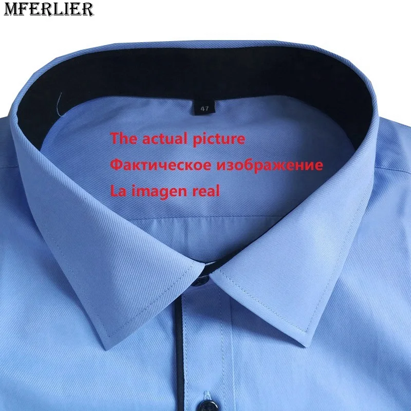 Большие размеры большие 8XL 10XL 6XL 7XL Новое поступление хлопковые рубашки деловые