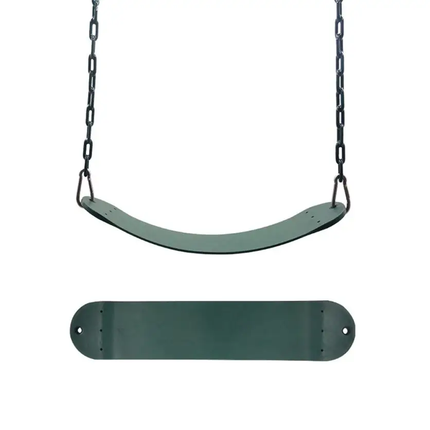 Зеленый 1 Качели Сиденье для отдыха на открытом воздухе площадка Swingset вешалка для аксессуаров для маленьких детей вешалка для ремня качающееся сиденье# S0 - Цвет: Зеленый