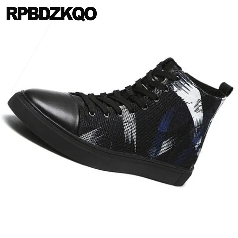 Повседневные мужские модные дизайнерские кроссовки на молнии с высоким берцем