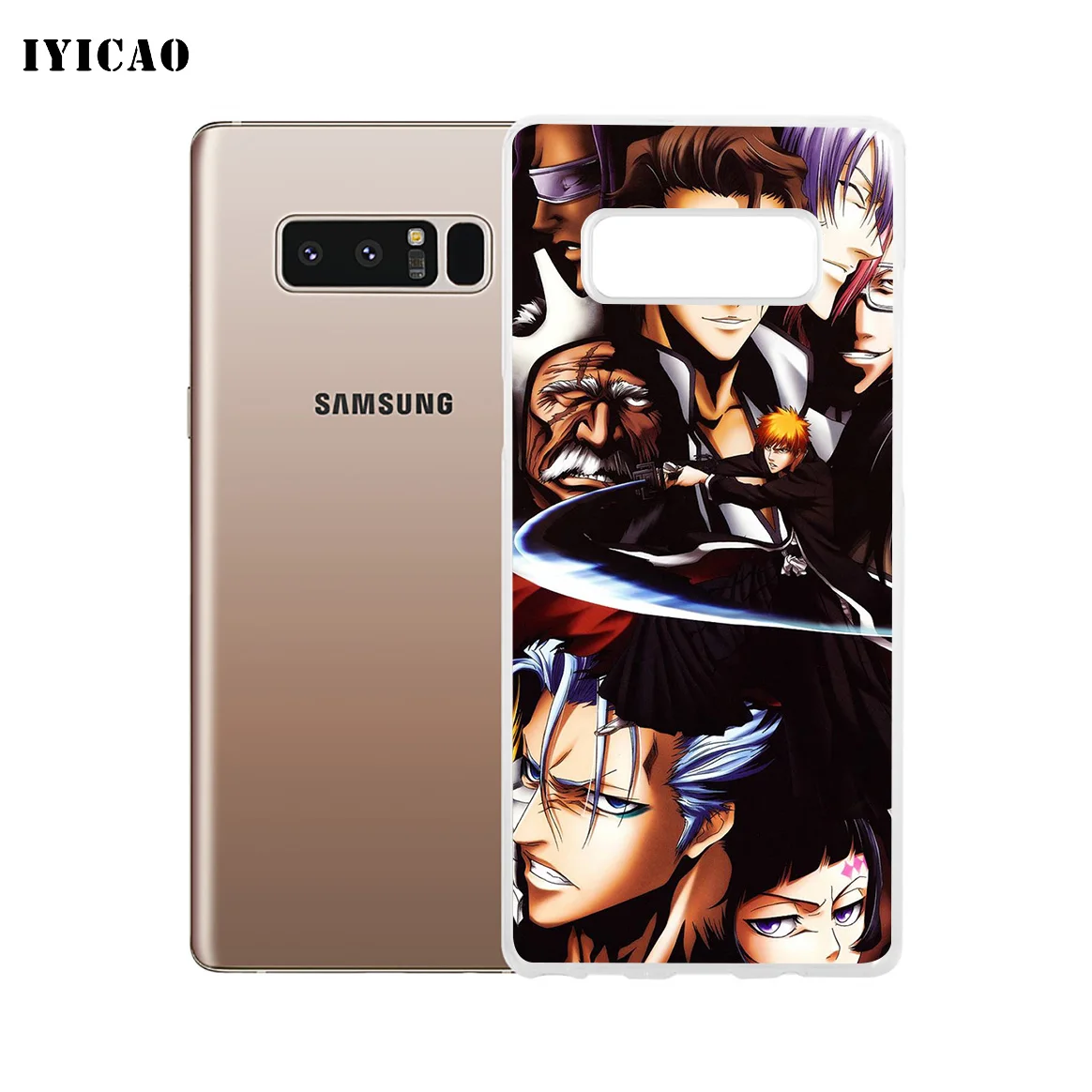 Мягкий силиконовый чехол для телефона IYICAO Bleach с мультяшными персонажами Samsung A5 A6