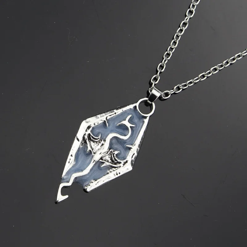 Светящийся дракон ожерелье панк для пожилых свитки ожерелья с кулоном драконом s