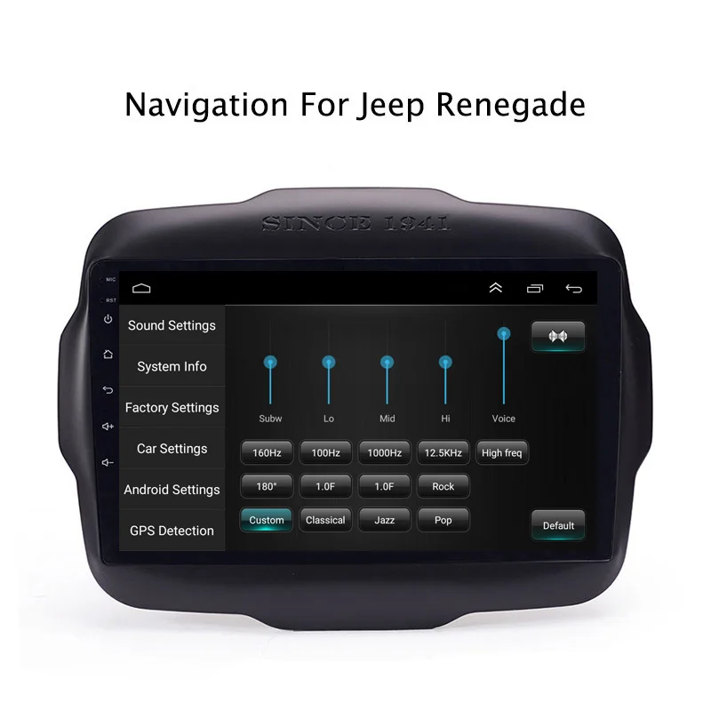9 &quot2G ram 32G rom Автомобильная dvd навигационная система для Jeep Renegade 2016 с