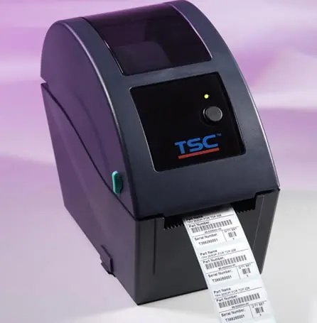 USB Port Абсолютно TSC TDP-225 1D, 2D мини настольный небольшой ярлык прямой тепловой штрих-код принтер и считыватель 203 точек/дюйм - Цвет: USB Port