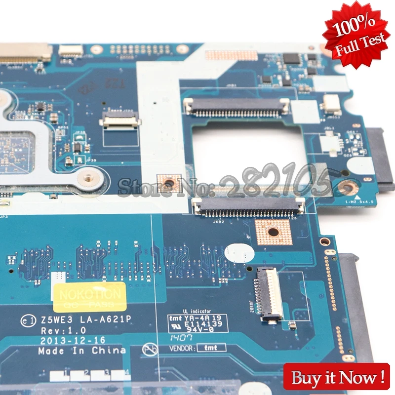 NOKOTION Z5WE3 LA-A621P NBY4711002 основная плата для Acer aspire E1-510 E1-510-2500 материнская ноутбука DDR3