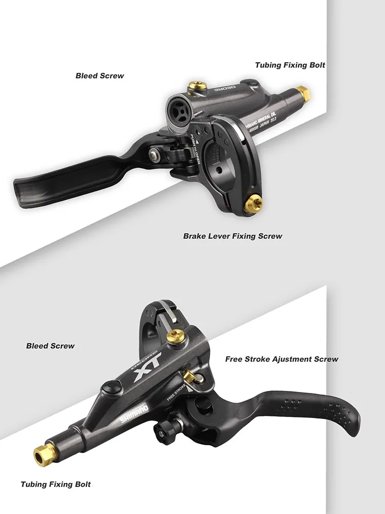 Стэн TI Mtb велосипед дисковые тормозные Болты Комплект для SHIMANO XT M8000 тормоза |