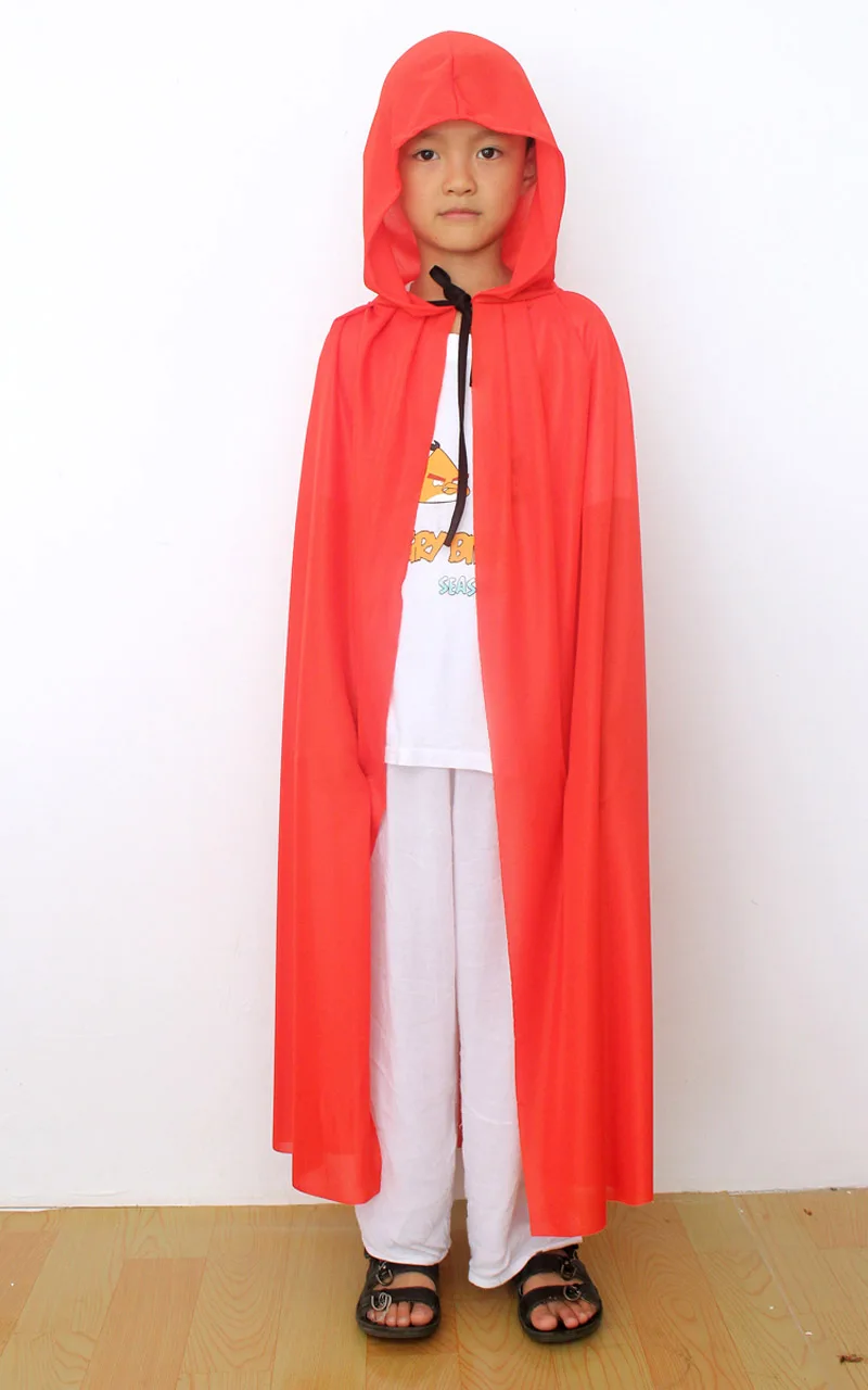 Детские накидки супергероя для взрослых мальчиков и девочек красные черные