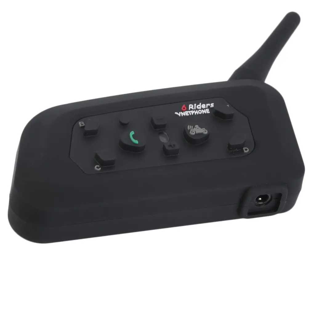 V6 шлем домофон 6 всадников 1200 м мотоциклетная Bluetooth гарнитура портативная рация шлем BT Переговорная вилка горячая распродажа