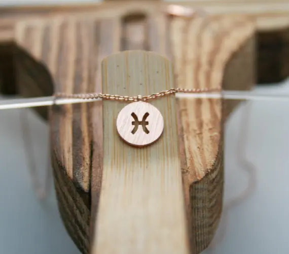 Зодиакальное ожерелье &quotРыбы&quot Знаки зодиака Созвездие Подвеска Ожерелье