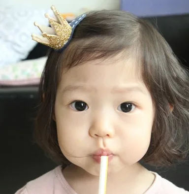 Детская заколка для волос Diadem тиара из нетканого материала с золотой короной