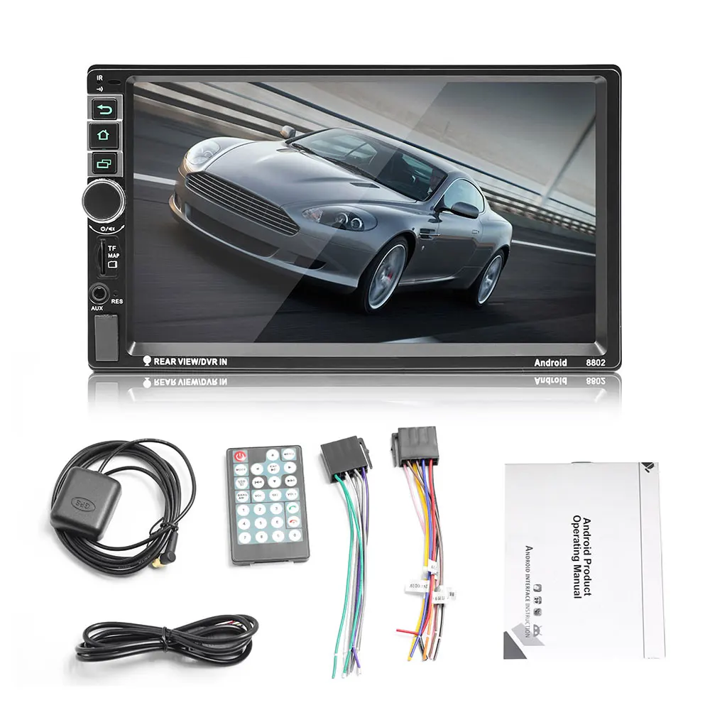 AMPrime 2 Дин Радио Android gps Мультимедиа MP5 плеер Bluetooth FM авто 7 &quotHD сенсорный экран
