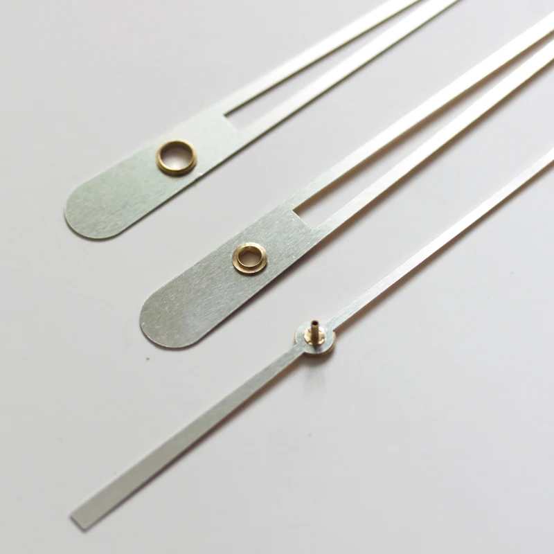 S Shaft 2496# Золотые длинные руки(просто руки) DIY руки металлический алюминиевый материал кварцевые часы, аксессуары Высокое качество набор часов DIY