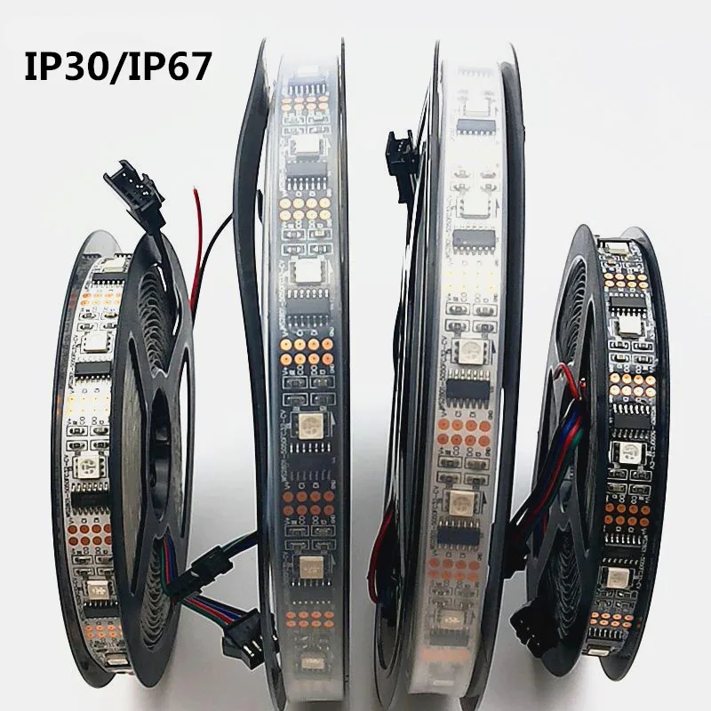 3 м WS2801 5V 32 светодиодные фонари сегментов 5050 SMD светодиодный цвета радуги шатер с