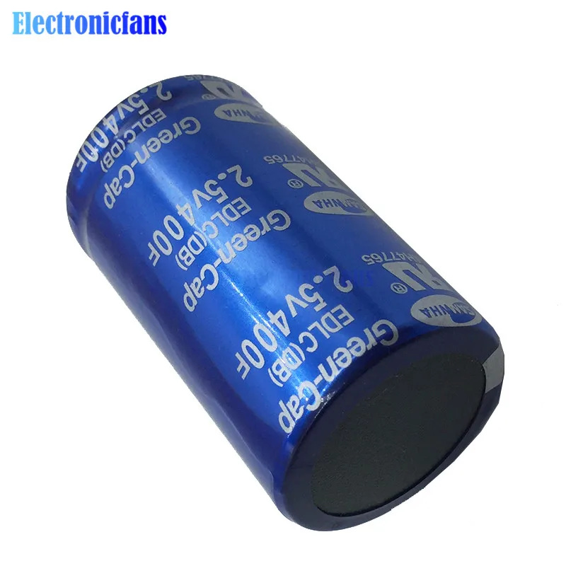 Супер фарад конденсатор 2 5 V 400F 60*35mm 2.5V400F 60x35mm низкая ESR высокочастотный Ultracapacitor