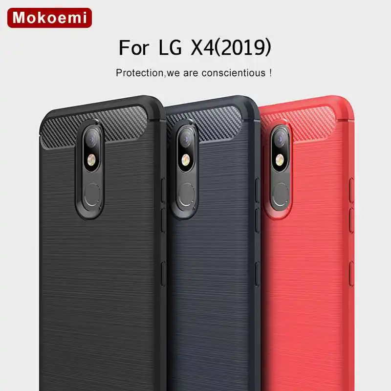 Mokoemi модный противоударный мягкий силиконовый чехол 5 7 дюйма для LG X4 2019 сотового