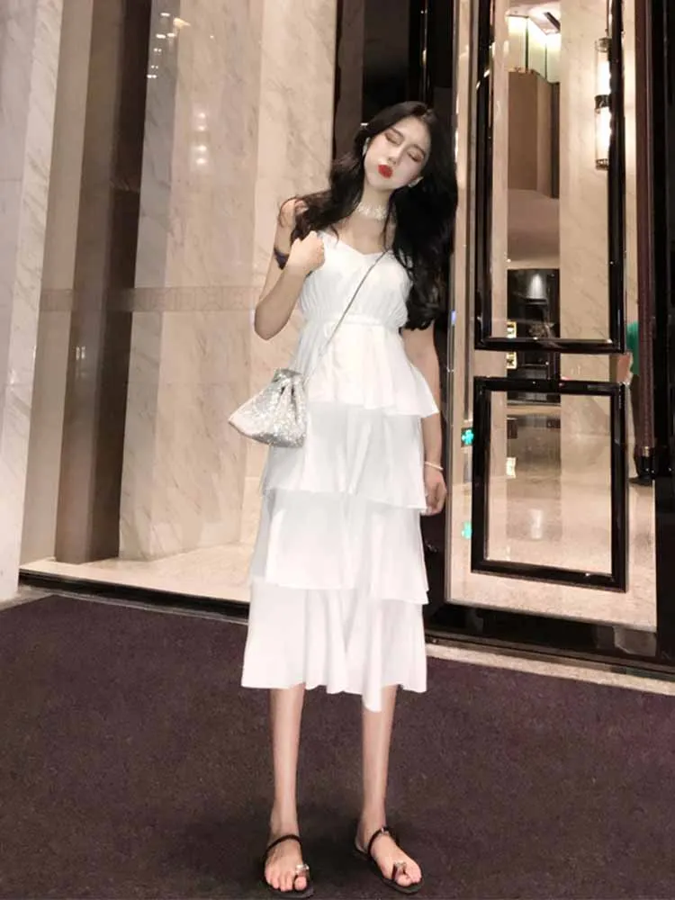 Женское платье с коротким рукавом Vestidos Verano черное трапециевидной формы