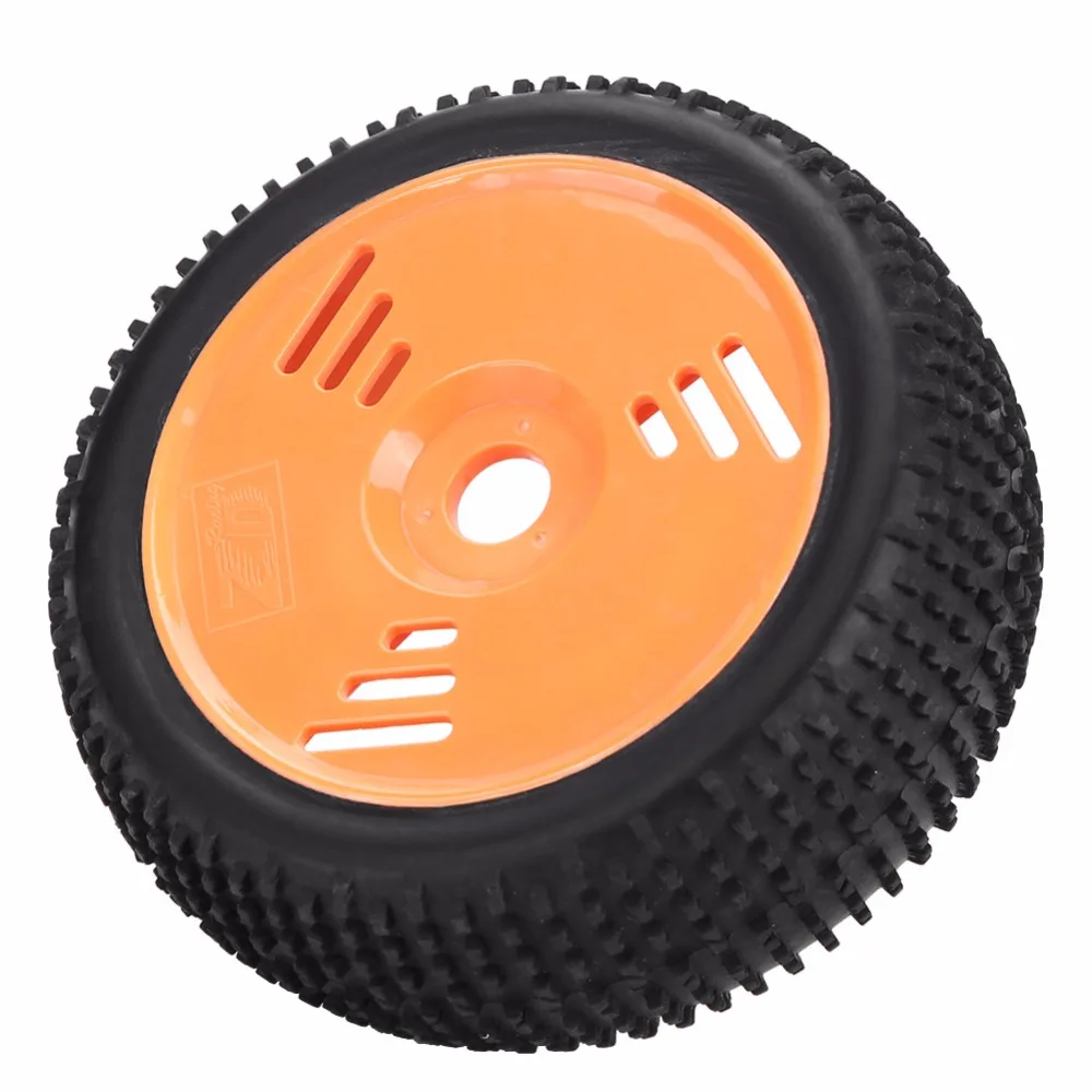 2 шт./компл. RC шины резиновые оранжевые пластиковые ступицы для 1:8 дистанционного
