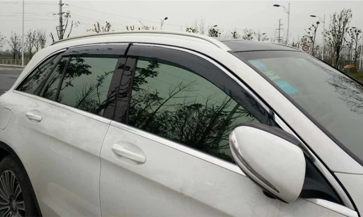 Пластиковый Наружный козырек для Land Rover Freelander 2 L359 2006-2015 оттенки на вентиляционные