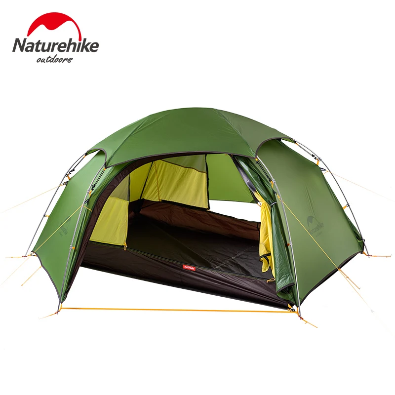 Naturehike 2 человека палатка 20D силиконовая ткань Сверхлегкая двухслойная для отдыха