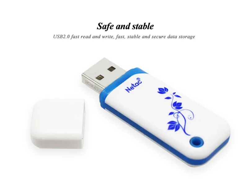 Горячая Распродажа USB флеш-накопитель Netac 64 Гб Белый Usb Флешка 32 Гб USB флеш-накопитель 2,0 высокоскоростной Флешка для U устройства