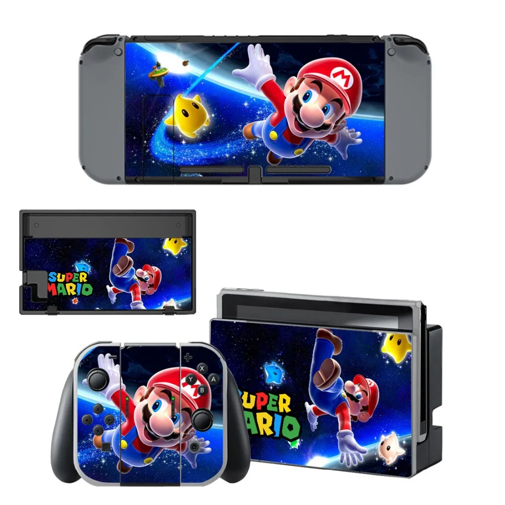 Популярная игра Супер Мари о наклейка для контроллера консоли Nintendo Switch