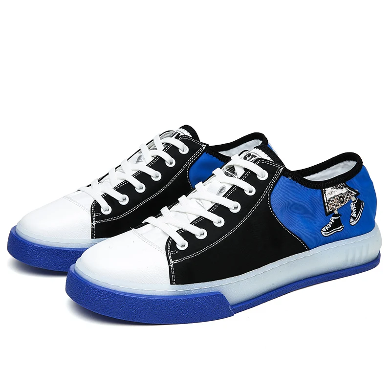 Chic Korean Style Men's Shoes Version Of The Trend Casual Printed Students Canvas 4#17D50 | Обувь