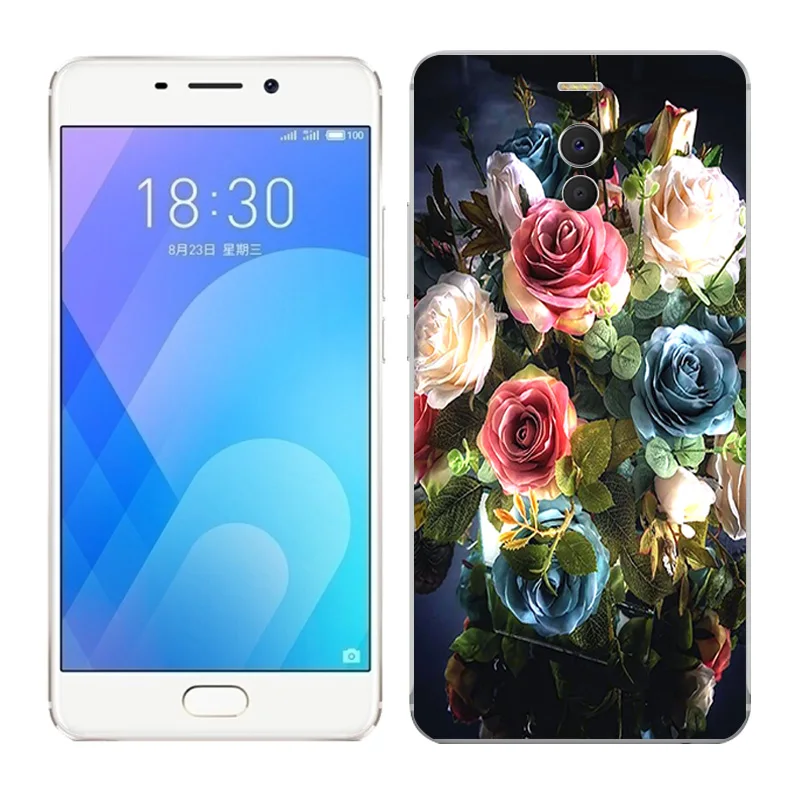 02 Для Meizu X8 16X Чехол Мягкий ТПУ САППУ задняя крышка ночь окрашены на для Meizu M2 M3 M5 M6 Примечание телефон Случаи силиконовый бампер Fundas - Цвет: 02