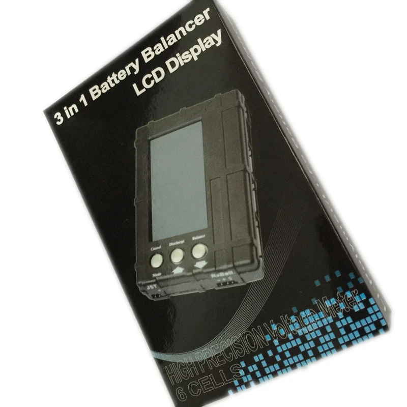 Индикатор напряжения аккумулятора 3 в 1 тестер разрядника Rc 2s 6s Lipo Li Fe с ЖК