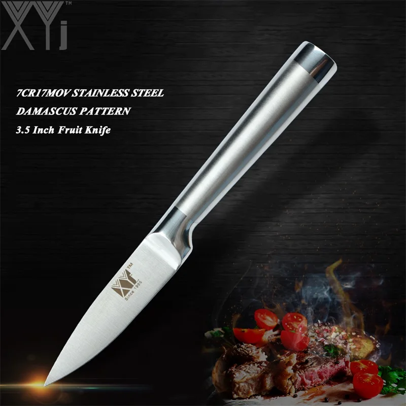3.5 inch Paring XYj кухонный нож из нержавеющей стали в японском стиле, нож для очистки овощей Santoku, нож для нарезки хлеба и шеф-повара, нож для приготовления пищи из высокоуглеродистой стали - Цвет: 3.5 inch Paring