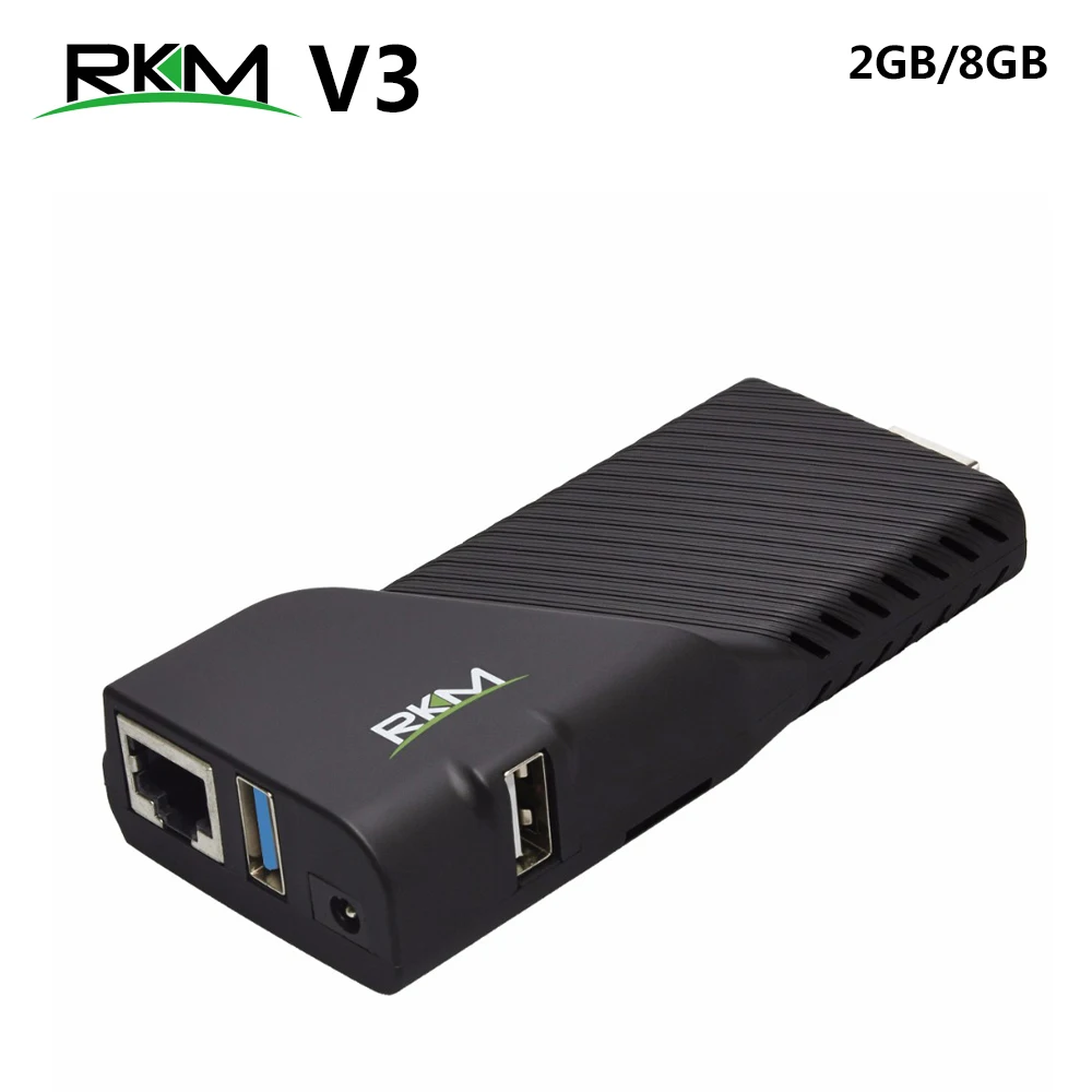 RKM V3 с двумя камерами, процессор Rockchip RK3328 4 ядра Android 7,1 ТВ контейнер под элемент питания 2 Гб Оперативная память 8 ГБ Встроенная память 2,4G WI-FI USB 3,0 RJ45 медиа-проигрыватель bluetooth Mini PC pk H96 - Цвет: V3 2GB 8GB