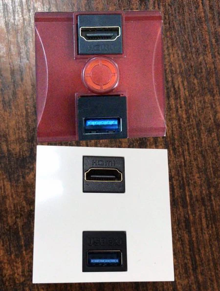 HDMI и USB для передачи данных разъем Функция ключ модуль всего 52*52 мм Wallpad HIDMI