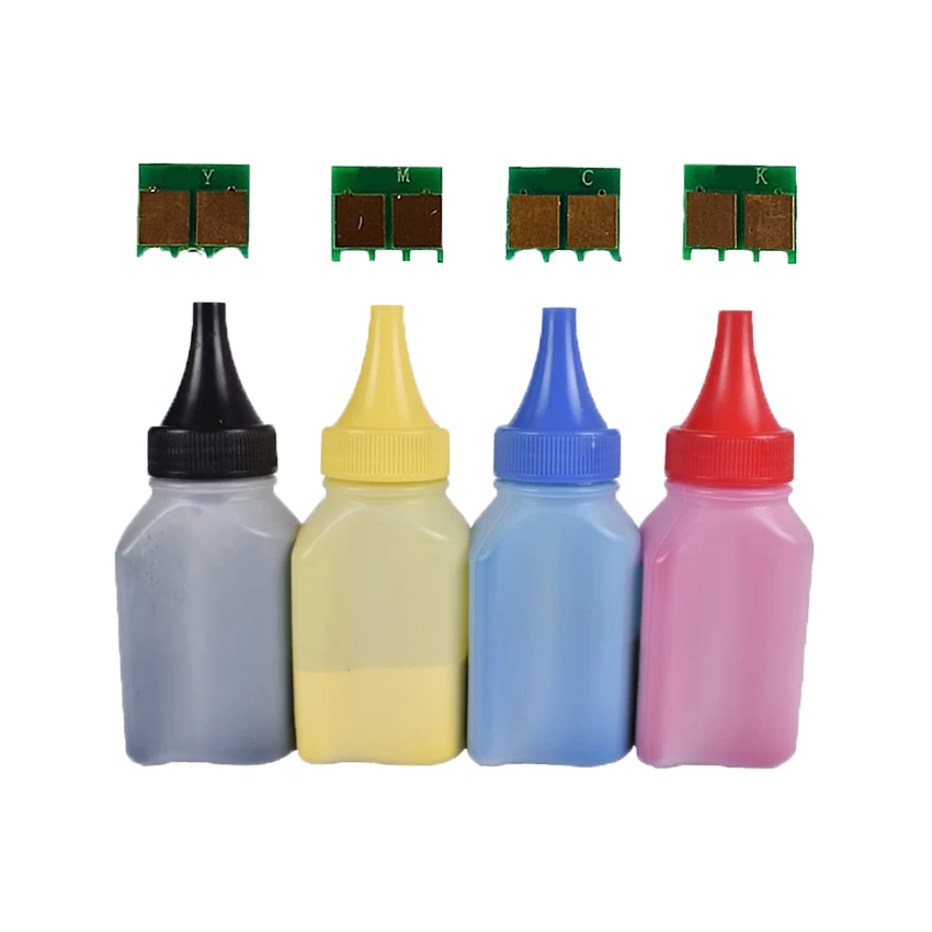 4pcs CRG-418 Color Toner Powder + 4 pcs chip Compatible FOR CANON MF727CDW MF725CDN M729CX printer | Компьютеры и офис