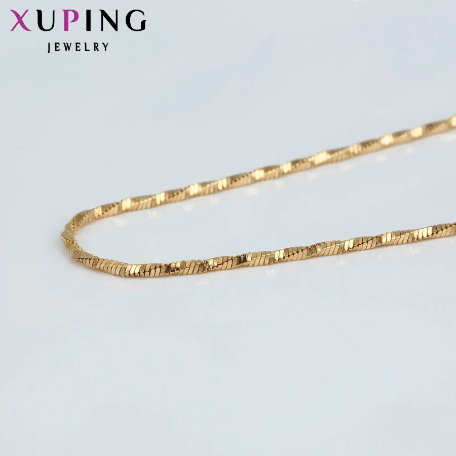 Модное Ожерелье Xuping новый дизайн большое длинное ожерелье золотого цвета с