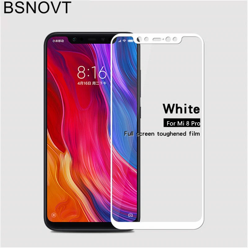 2 шт Защита экрана для Xiaomi Mi 8 Pro стекло закаленное Полное покрытие стеклянная
