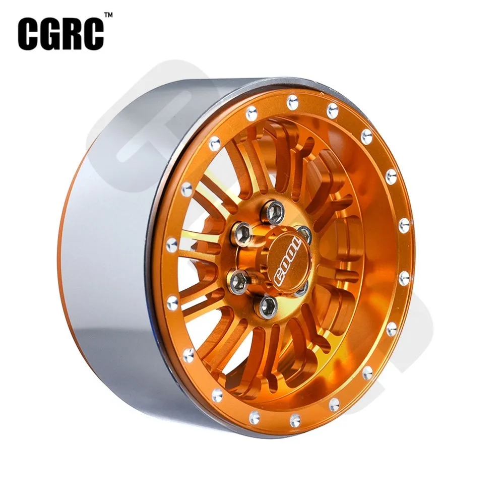 4 шт. сплав с ЧПУ 2 дюйма обод ступицы колеса Beadlock для 1/10 RC Гусеничный автомобиль TRX4