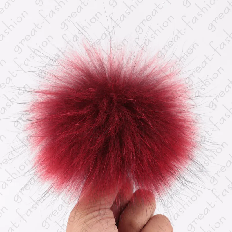 Помпоны из искусственного меха енота и лисы 2 шт.|jewelry finding|diy jewelryjewelry diy |