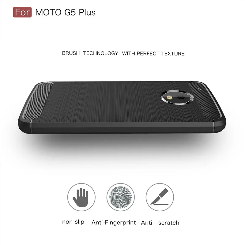 Для Moto G5 Противоударная защитная задняя крышка из термополиуретана чехол для
