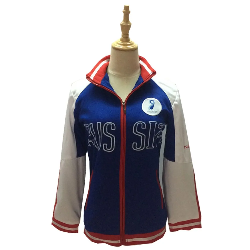 2018 New Anime Yuri on Ice Yuri Plisetsky Cosplay Coat Yuri!!! on Ice Jacket Yurio Cosplay Costume