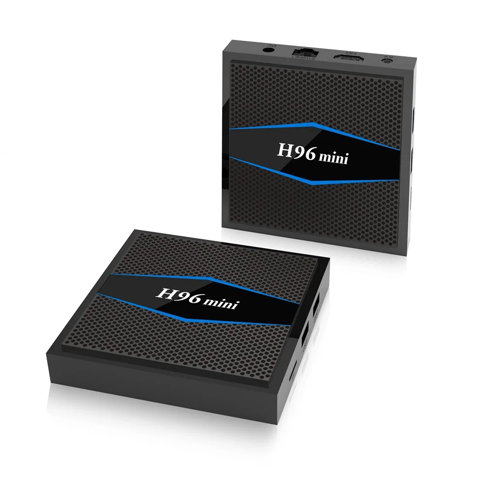 H96 Мини Android 7 1 ТВ приставка S905W четырехъядерный WiFi телеприставка с MX3 L подсветкой