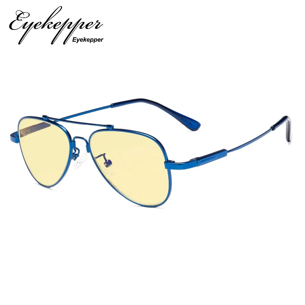 TMK1801 Eyekepper анти синие легкие очки для детей компьютера Pilot style оправа с эффектом