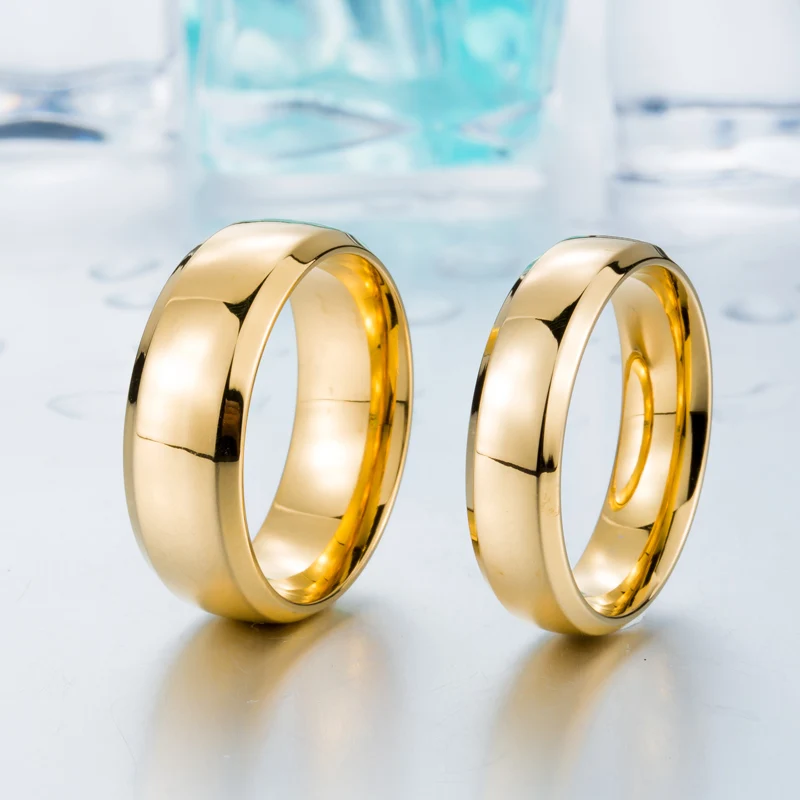 Top Quality 2018 Men's New Brand Unique Stainless Steel Simple Ring Shine three Color WR-R073 | Украшения и аксессуары
