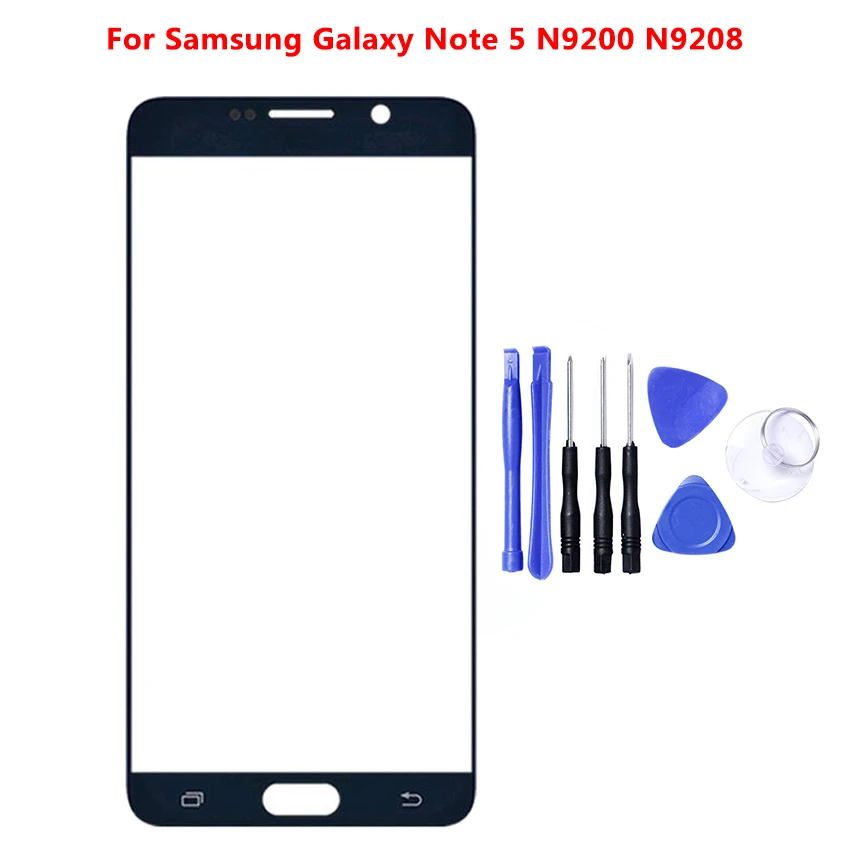 Замена панели для samsung Galaxy Note 5 Note5 N920F N920 сенсорный экран внешняя передняя