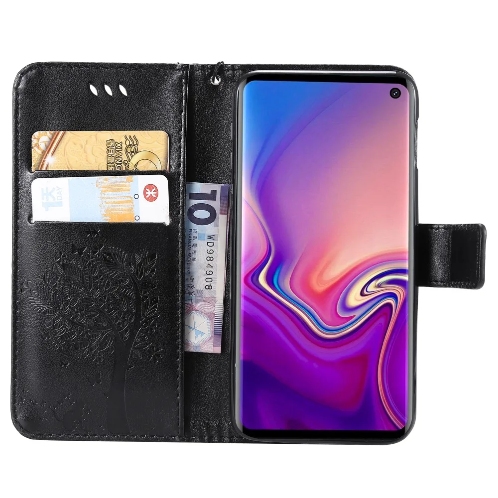 Флип Чехол Для samsung Galaxy S10 S8 S9 S6 S7 край S3 S4 S5 J1 J3 J5 J7 A5 A3 J4 J6 A6 A7 A8 A9 из искусственной кожи чехол-портмоне